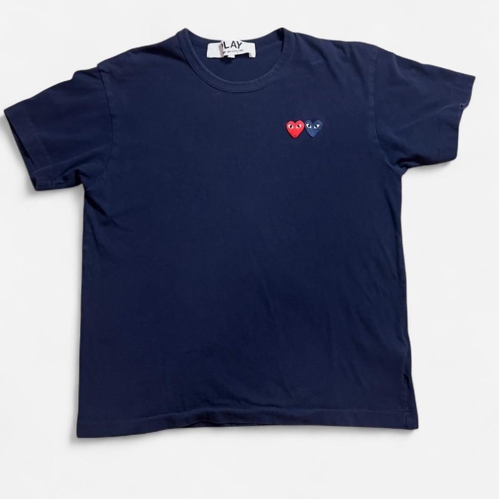 Comme des Garçons Play Men's Navy and Blue T-shirt